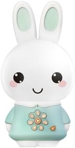 alilo Honey Bunny Pro, Kids Music Player with Night Light, Bluetooth, Recorder, Preloaded 71 Nursery Rhymes, 50 Stories, 55 Soothing Music, Storytelling Toys Gifts for Toddlers Baby Boy Girl, Green