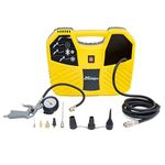 Air Compressor 6.33CFM 116psi 8 BAR 1100w 1.5HP Tyre Inflator 'Wolf Dynamite' Oil Free Portable 230V with 10pc Air Tool Kit - 2 Years Warranty