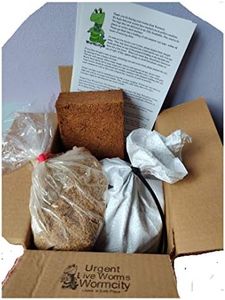 500g Wormery STARTER SET - 500g Composting Worms (Approx 400+ Worms), Worm Food, Coir Bedding, Caring For Your Worms Leaflet Wormcity