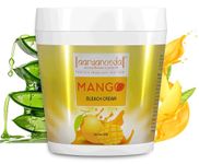 Aryanveda Mango Bleach Cream For Skin Brightening Instant Glow & Lightens Blemishes Vitamin A & C for Glowing Skin, Beautiful skin for Men and Women - 250gm