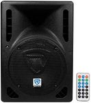 Rockville RPG8BT V2 8" Powered 400W DJ PA Speaker Bluetooth/Wireless/Remote/EQ, Black