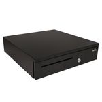 Bestow Cash drawer Electronic Automatic & Manual Heavy Duty, Durable, Reliable Granted Metal Cash Drawer Drawer organiser storage for POS Support all POS Terminal (Black, 5.3Kg)6 NOTES / 3 Coin