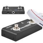 LEKATO Wireless Page Turner Pedal External Page Tuner Pedal Wireless for LEKATO Loop Pedal with Multi Loops Control and Smartphones Tablets with Andriod System Free Your Hand