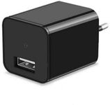 Wukama 1080p HD Hidden Camera | USB Wall Charger | 16GB Memory Card Free | Loop/Motion Triggered Recording Option | Ideal for Home/Office Monitoring