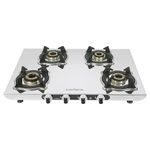 Everflame Marvel 4 Burner Gas Stove | Manual Ignition | 6G Series Brass Burner | ISI Certified SS Cooktop | 5 Years Warranty on (Body & Burners) + 2 Year Comprehensive Warranty + Doorstep Service