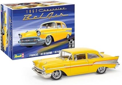 Revell 1:25 Scale 57 Chevy Model Bel Air Two Door Sedan, Multicolor