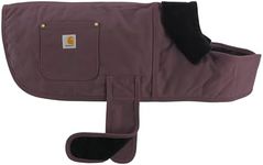 Carhartt Firm Duck Insulated Dog Chore Coat, Deep Wine, Large