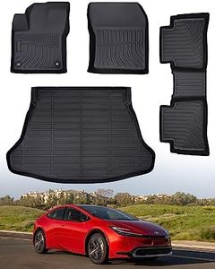 DrCarNow for Toyota Prius Floor Mats Trunk Mat 2022-2016 (Not fit Toyota Prius C&V),All Weather Waterproof Floor Mats Trunk Mat for 2022-2017 Toyota Prius Prime, for 2022-2016 Toyota Prius Accessories
