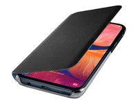 Samsung Original Wallet Cover for Samsung Galaxy A20e - Protective Folding Smartphone Cover Wallet Case - Durable With Card Slot to Store Your Credit Cards - Black, Tab S5e