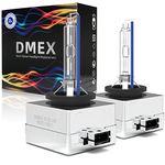 DMEX D1S Xenon HID Headlight Bulbs 6000K Cool White 35W 85410 85415 66140 66144 Replacement - Pack of2