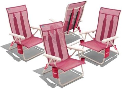 Shibumi Shade | Portable Beach Chair for Adults | Anti-Rust Marine Grade Frame | 300lb Capacity | Padded Backpack Straps | Weighs 8 Pounds | Breathable Fabric