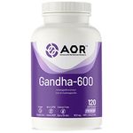 AOR - Gandha-600 120 Capsules - Ashwagandha 600mg for Edema Relief - Ashwagandha Extract Supporting Energy and Vitality - Ashwagandha Supplement for Men and Women