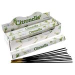 STAMFORD INC. 37120 Citronella Incense Sticks, 20 Sticks x 6 Packs