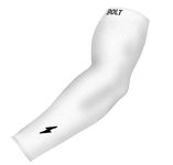 BRUCE BOLT Graduated Compression Arm Sleeve - WHITE