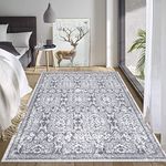 Enyhom Large Boho Area Rug, 120 x 180 cm Mandala Modern Thick Carpet Rug, Washable Plush Fluffy Carpet Floor Rug, Anti-Skid indoor Chic Floor Mat for Bedroom Dining Room Lounges