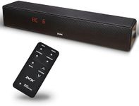 ZVOX Dialogue Clarifying Sound Bar with Patented Hearing Technology, Twelve Levels of Voice Boost - 30-Day Home Trial - AccuVoice AV157 TV Speaker - Black