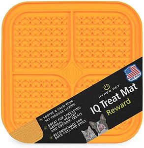 Hyper Pet IQ Treat lick mat for Dogs, Dog Slow Feeder & Cat lick mats | Great Alternative to Slow Feeder Dog Bowls & Cat Slow Feeders | Perfect Dog licking mat, Cat Puzzle Feeder & Dog Enrichment Toys