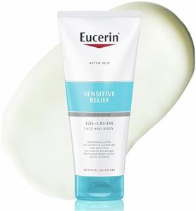 Eucerin After Sun Sensitive Relief Gel-Cream 200ml, Lightweight After Sun Lotion for Sensitive Skin, Face and Body Moisturiser Ideal for Skin Prone to Photosensitivity, Dermatologically Approved