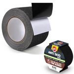 AIPL Premium Heavy Duty Strong Anti Skid Tape for Safety and Traction, Indoor or Outdoor, Stair and other Slippery Surfaces | Waterproof,Black- 48 MM X 32.80 Foot