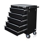 US PRO Tool Chest Tool Box Roller Tool Cabinet Gloss Black