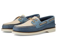 Sperry Men's A/O 2-Eye Boat Shoe, Navy Multi, 7 M US