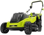 SnapFresh Electric Lawn Mower Cordless - 40V (2 x 20V) 16” Brushless Push Lawn Mower with 4.0Ah Battery x 2 and Fast Charger Included