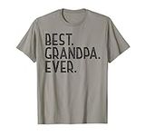 Gifts for Grandpa from Grandchildren Best Grandpa Ever T-Shirt