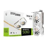 ZOTAC Gaming Geforce RTX 5060 Twin Edge OC Graphics Card - White | 8 GB | DLSS4 | GDDR7 | PCIE 5.0 | SFF Ready | 3840 CUDA Cores | ZT-B50600Q-10M | Only Graphics Card with 5 Year Warranty