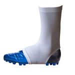 Pure Athlete Football Cleat Covers - Spats and Lace Band for Football, Soccer, Lacrosse (White, L)