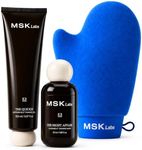 MSK Labs Quickie Express Body Self Tanner, Night Affair Overnight Face Mask and Tanning Mitt Complete Bundle