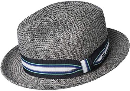 Bailey of Hollywood Salemo Pork Pie Hatof Men´s hat Summer (M (56-57 cm) - Grey)