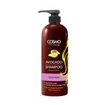 Cosmo Hair Naturals Avocado All Hair Shampoo 1000ml, Softens & Shine, Revitalize Scalp, Combat Dry & Damaged Hair