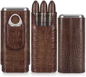 Scotte Cigar Case Leather Cigar Tra