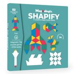 PELIKAS TOYZ Magnalogix Shapify Magnetic Educational Game for 4 to 6 Years Old| Shapes Puzzle for Kids| Travel Games for Kids| Gifts for Girls Boys