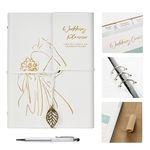 AW BRIDAL Lace-Up Wedding Planner Book And Organizer For The Bride To Be Gifts Future Mrs Gifts Engagement Gifts For Women∣Hardcover Wedding Planning Book Budget Planner Binder With Pen And Gift Box