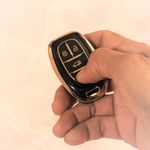 Carloginn® TPU Car Key Cover Fit for MG Gloster 3 Button Smart Key