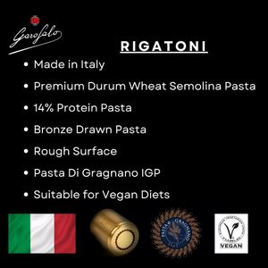 Garofalo Rigatoni Pasta 500g – Authentic Italian Durum Wheat