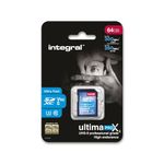 Integral 64GB UHS-II SD Card V90 Up to 300MBs Read and 280MBs Write Speed 1866X SDHC Professional High Speed Memory Card