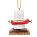 Midwest-CBK S'Mores Man Holding a Canoe Ornament