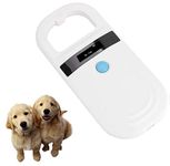 USB Charging Pet Microchip Reader 134.2kHz / 125kHz Animal ID Reader OLED Display Pet Tag Scanner Support FDX-B EMID Microchips