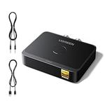 UGREEN Bluetooth 6.0 Receiver with LDAC Hi-Res Audio, Bluetooth Audio Adapter for Hi-Fi, 15H Playtime, Long Range, Dual Pairing, Wireless Adapter for Speakers/Home Stereo