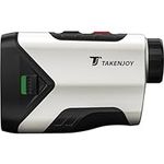 TAKENJOY 1200Y Golf Rangefinder with Slope, 7X Magnification Range Finder Golf with Flag Locking Vibration, Rechargeable Golf Range Finder with Magnet