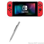 BoxWave Stylus Pen for Nintendo Switch (Stylus Pen by BoxWave) - FineTouch Capacitive Stylus, Super Precise Stylus Pen for Nintendo Switch - Metallic Silver