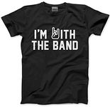 I'm with The Band - Kids T-Shirt - Music Rock Band Rocker 3-4 Years Black