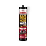 UniBond No More Nails Original, Heavy-Duty Mounting Adhesive, No Nails Strong Glue for Wood, Ceramic, Metal & More, White Instant Grab Adhesive, 1 x 365g Cartridge