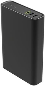 ZAGG mophie Powerstation Pro 20K Power Bank, 20,000mAh Portable Battery with 3 USB-C Ports, LED, Triple Device Fast-Charging, Pocket-Friendly Design for Smart Phones, Tablets & Laptops (Black)