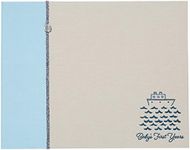 C.R. Gibson Blue Nautical Baby's First Year Memory Book, 12.5" W x 9.75" H, 64 Pages