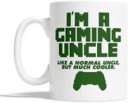 Purple Print House Mens I'm A Gaming Uncle Mug - Gaming Birthday Gift Idea for Uncle - Gamer Uncle Christmas, White, One Size