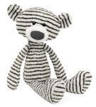 GUND Toothpick Stripes, Teddy Bear Stuffed Animal for Ages 1 and Up, Black/White, 15”