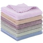 SUNLAND Microfiber Face Makeup Remover Cloth Reusable Facial Cleansing Towel Ultra Soft Face Washcloth 12inchx 12inch 6 Pack